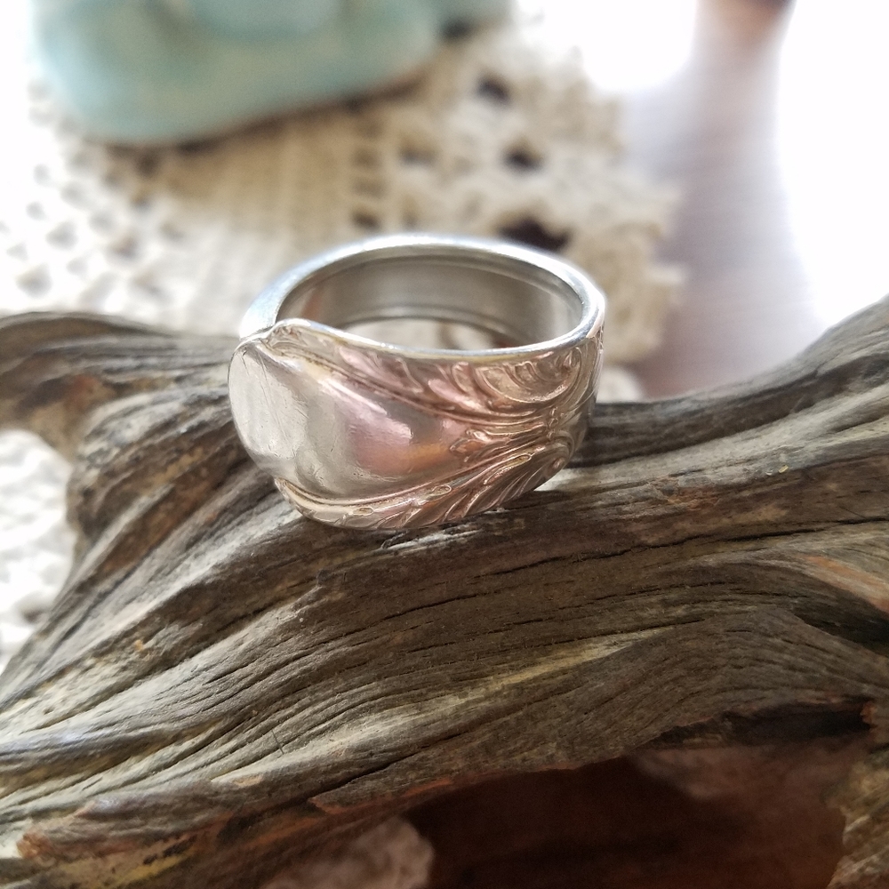 Handcrafted Spoon Ring - Picture 9 of 11